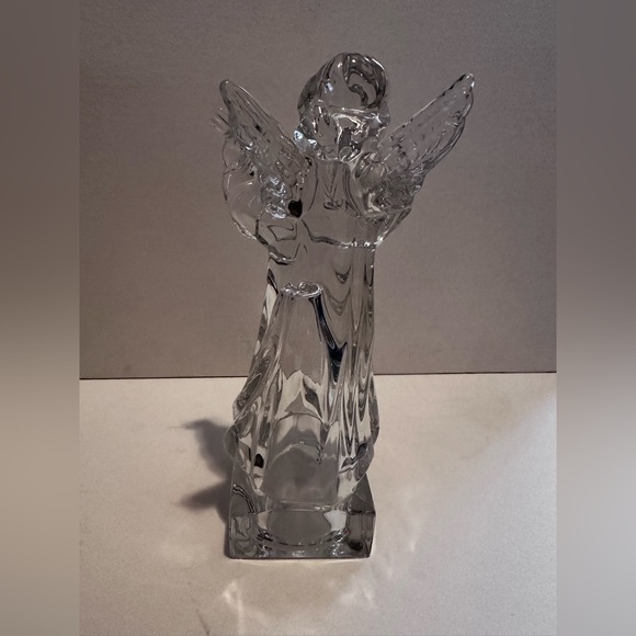 Crystal Mandolin Angel Very Heavy Like New, No Box Brand Unknown, - Picture 2 of 6